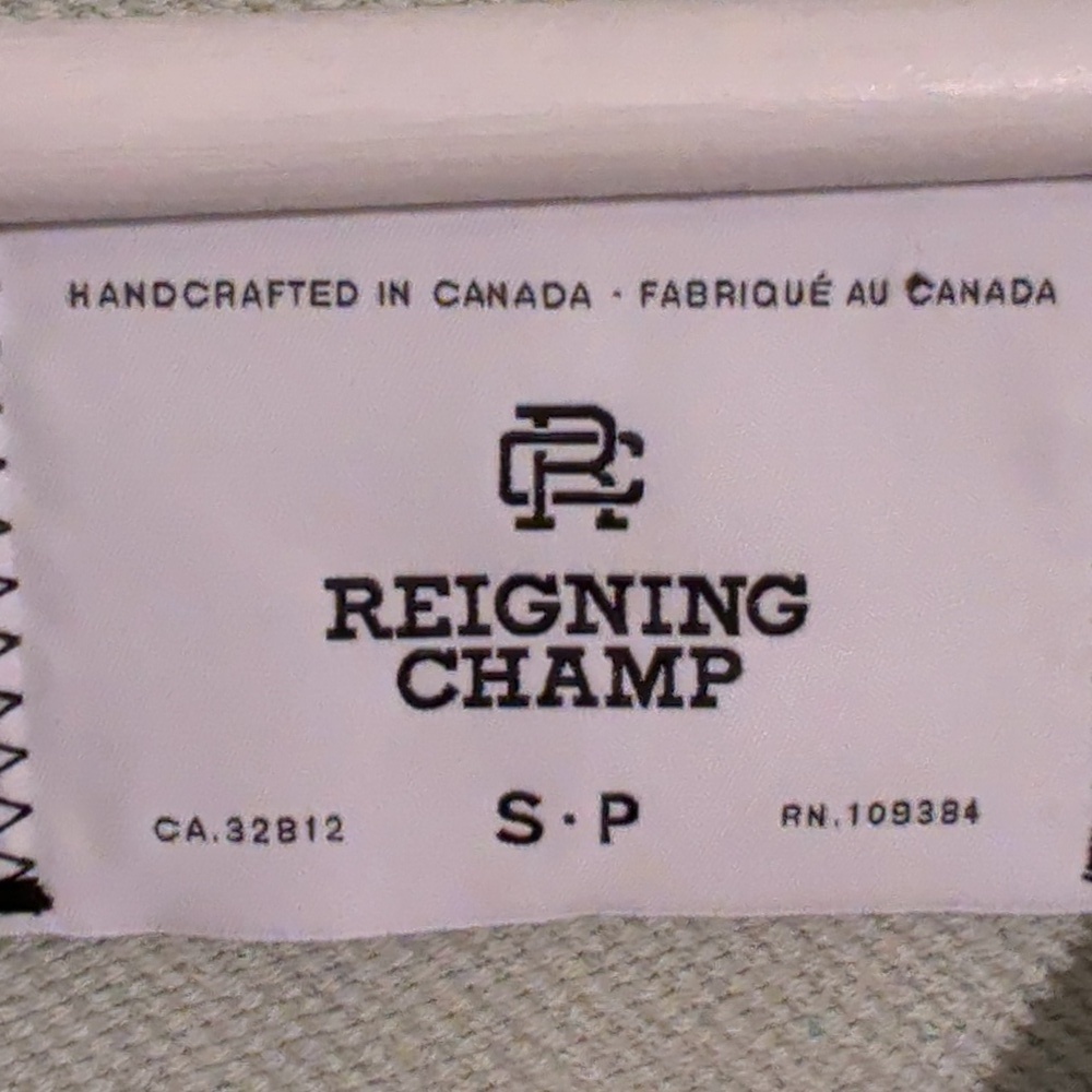 REIGNING CHAMP mint lightweight crewneck sweater - size small - Picture 3 of 9